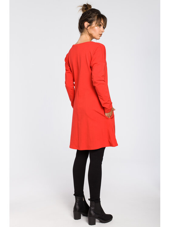 BeWear BeWear Tunika B042 Červená Regular Fit