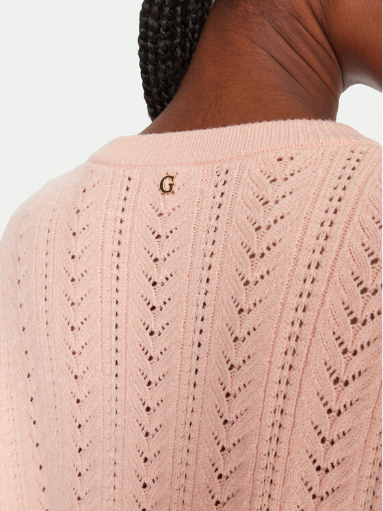 Guess Guess Pulover W5YR56 Z2ZK2 Oranžna Regular Fit