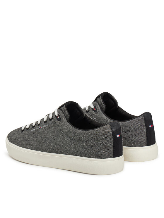 Tommy Hilfiger Tommy Hilfiger Кросівки Th Hi Vulc Low Core Chambray FM0FM05389 Сірий