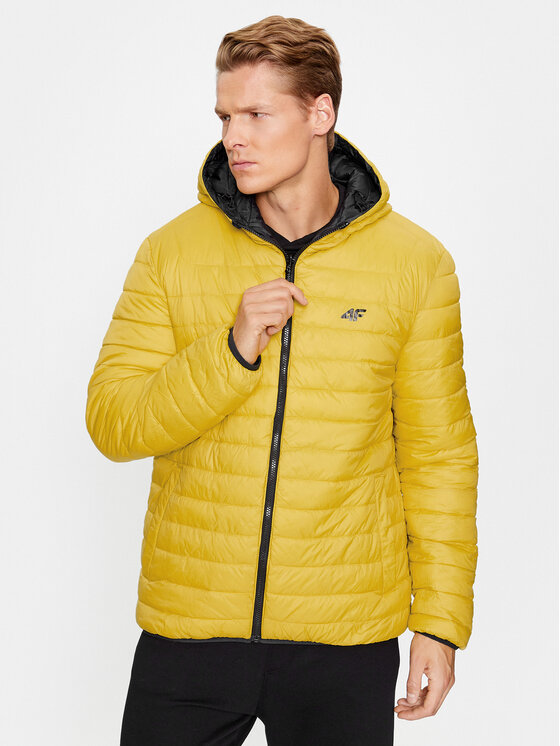 4F 4F Übergangsjacke 4FAW23TDJAM242 Schwarz Regular Fit