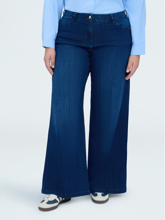 Fiorella Rubino Fiorella Rubino Jeansy P463T005154N034 Niebieski Over Fit