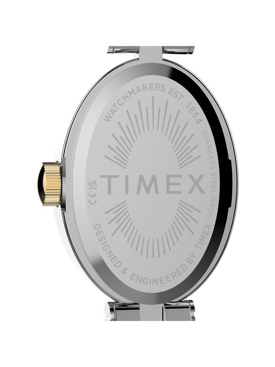 Timex Timex Zegarek TW2Y90200 Srebrny