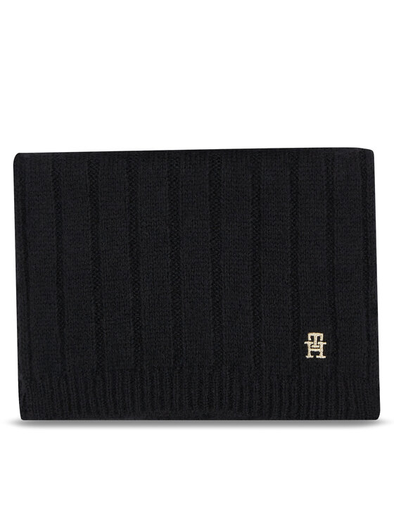 Tommy Hilfiger Tommy Hilfiger Set šal i kapa Th Timeless Beanie + Scarf AW0AW15367BDS Crna
