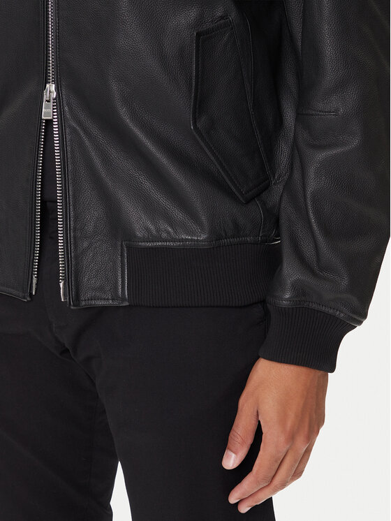 BOSS BOSS Prijelazna jakna H-Moiner 50543899 Crna Regular Fit