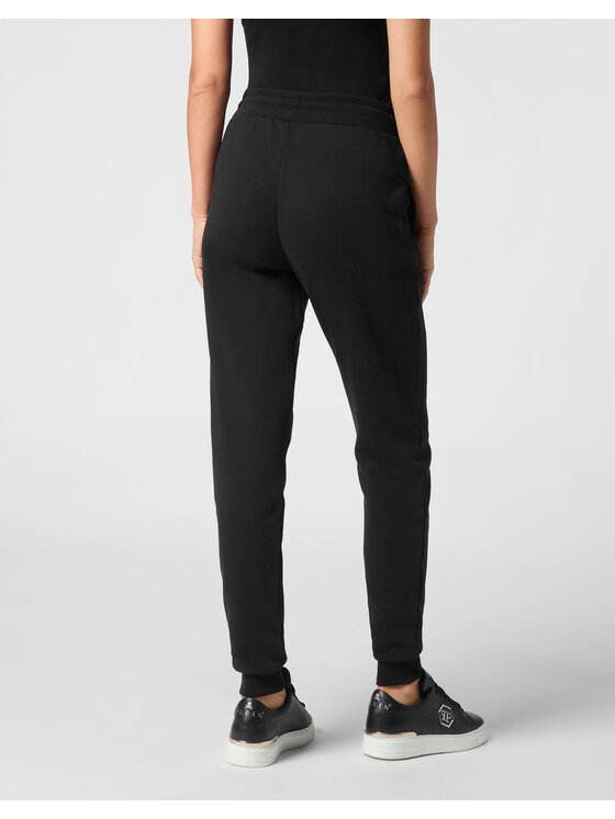 PHILIPP PLEIN PHILIPP PLEIN Joggers kalhoty 22459 Černá Regular Fit