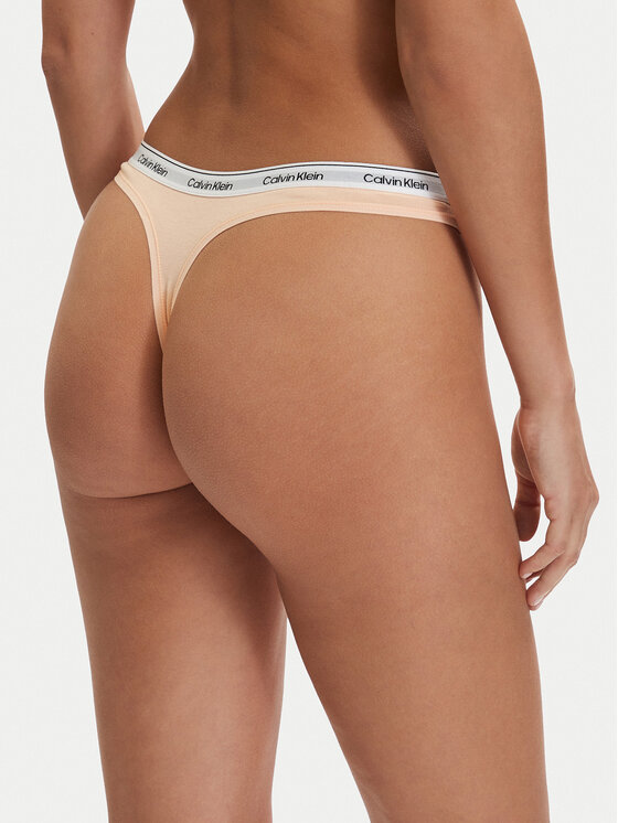 Calvin Klein Underwear Calvin Klein Underwear Stringové nohavičky 000QD5043E Oranžová