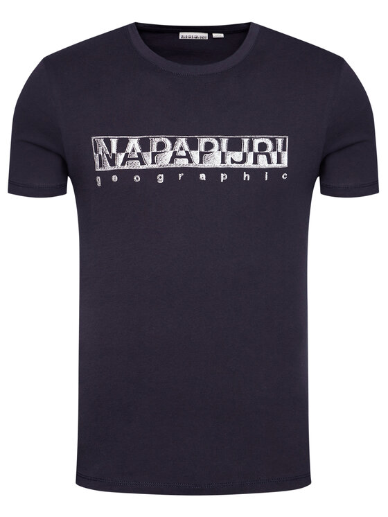 Napapijri Napapijri T-Shirt Sallar Ss NP0A4F9 Tmavomodrá Regular Fit
