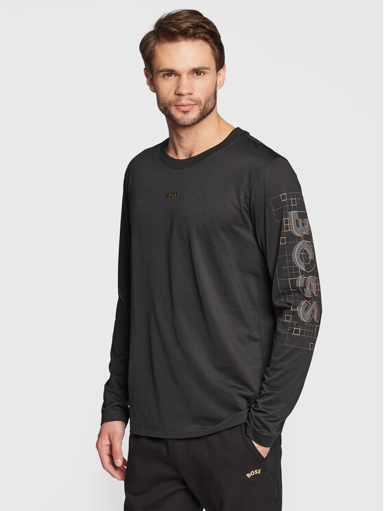Longsleeve Togn 1 50477242 Nero Regular Fit