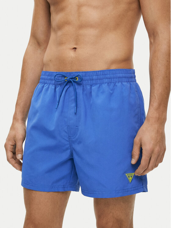 Guess Guess Úszónadrág F6GT25 WG282 SHORT Kék Regular Fit