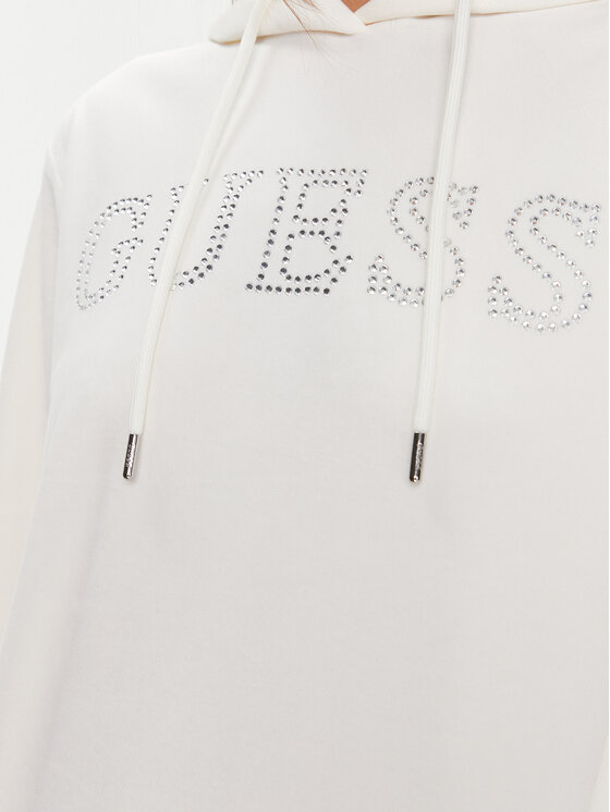 Guess Guess Bluza Couture V4RQ25 KBXI2 Écru Regular Fit