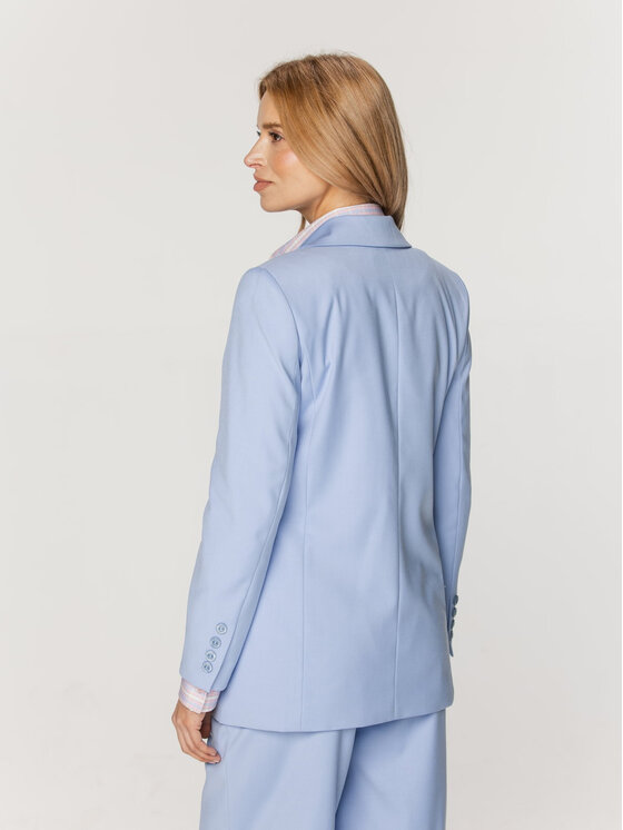 Willsoor Willsoor Marynarka 67748 Niebieski Classic Fit