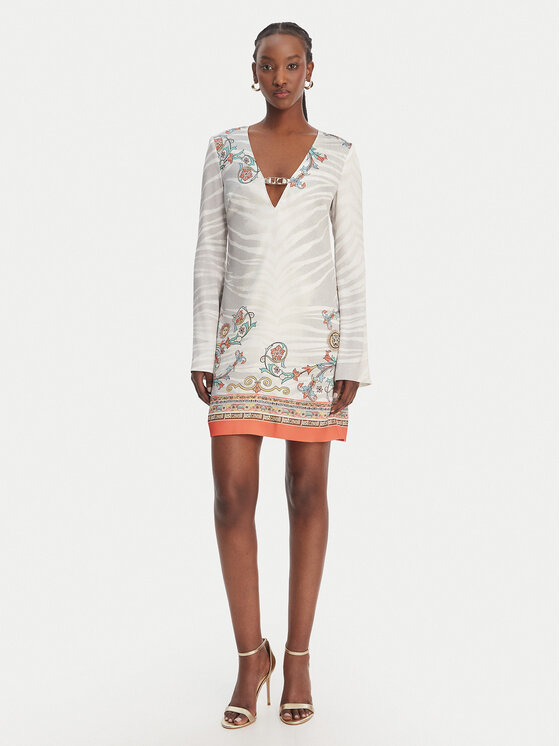 Just Cavalli Just Cavalli Každodenní šaty 80PAO948 NS846 Šedá Regular Fit