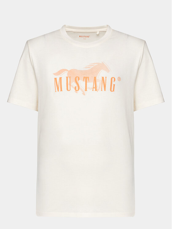 T-shirt Homme Mustang Style Austin - Coupe Classique, Coton - Modèle Basique