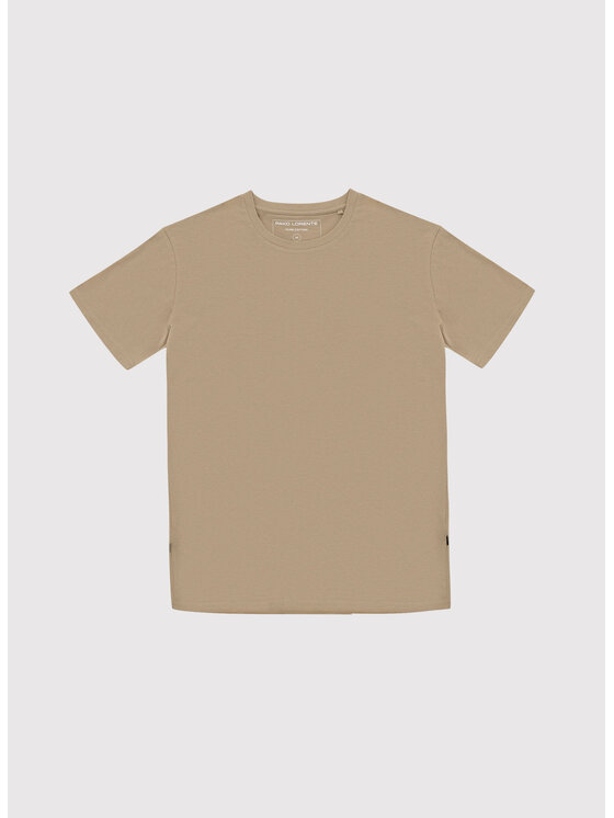 Pako Lorente Pako Lorente T-Shirt P26SF-TT-001 Beżowy Regular Fit
