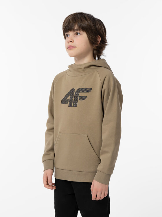 4F Bluză 4FJAW23TSWSM626 Bej Regular Fit