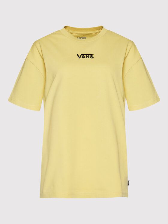 Vans Vans T-Shirt Flying V VN0A7YUT Żółty Oversize