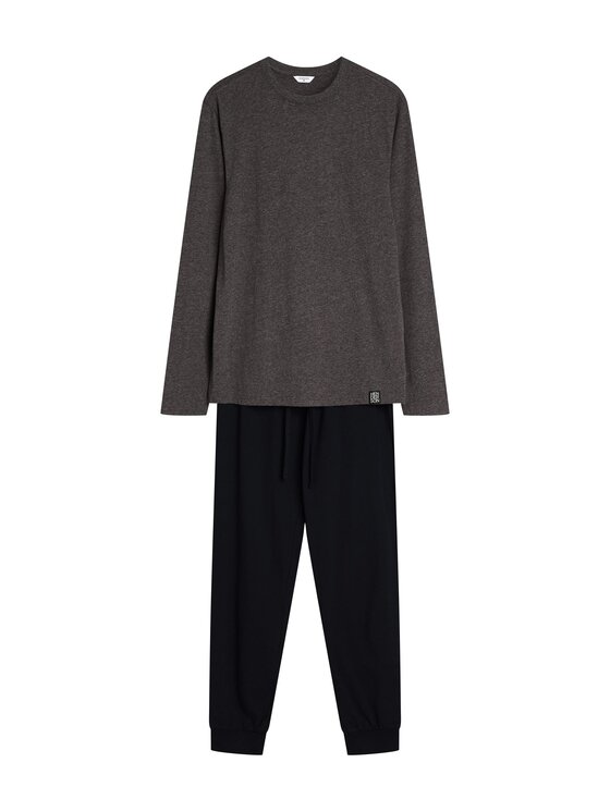 Henderson Henderson Piżama 43034 Szary Regular Fit