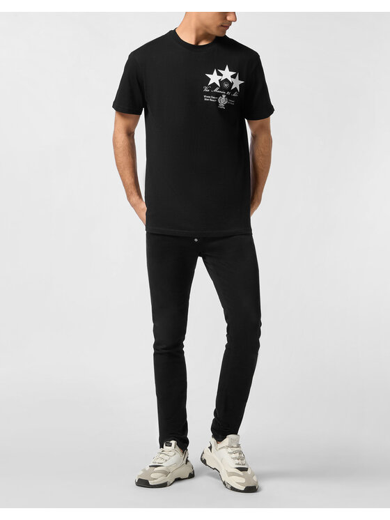 PHILIPP PLEIN PHILIPP PLEIN T-Shirt 27107 Czarny Regular Fit
