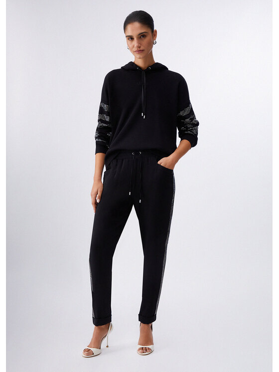 Liu Jo Liu Jo Felpa TA6129FS00222222 Nero Regular Fit
