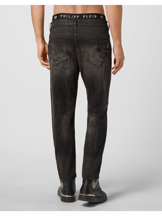PHILIPP PLEIN PHILIPP PLEIN Jeansy 4979 Černá Slim Fit