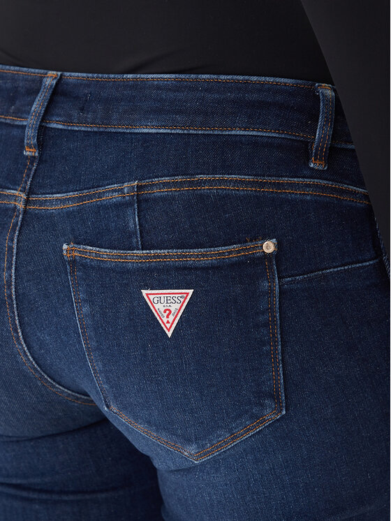 Guess Guess Jeansy W2YAJ2 D4Q03 Niebieski Skinny Fit