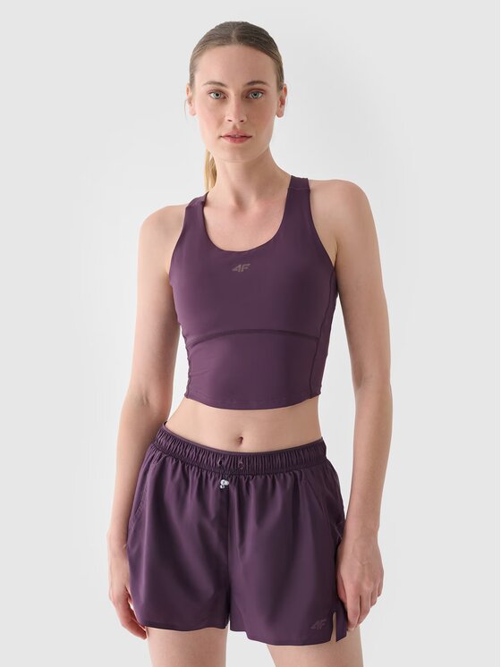 4F 4F Top 4FWAW24TFTSF1067-50S Viola Slim Fit