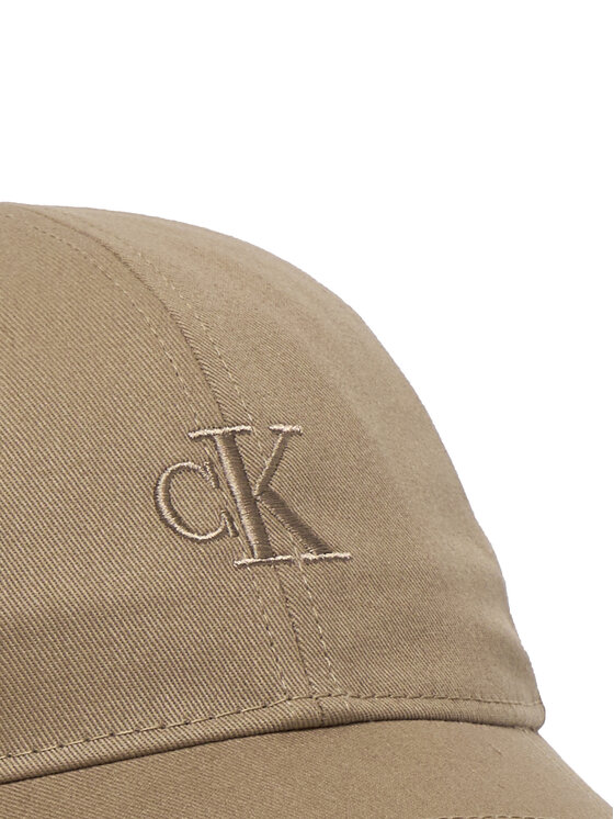 Calvin Klein Calvin Klein Бейсболка Monogram Embroidery Baseball Cap LV04K5024G Бежевий