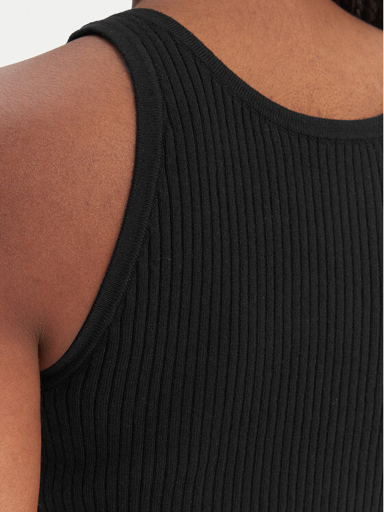 Karl Lagerfeld Jeans Karl Lagerfeld Jeans топ B1W18024 Черен Slim Fit