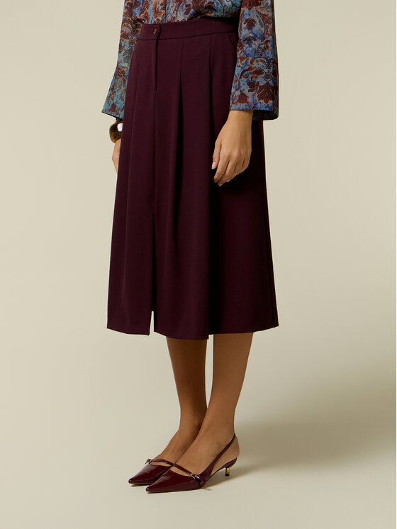 Oltre Oltre Gonna midi 1032R001592N036 Bordeaux Regular Fit