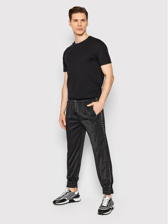 John Richmond John Richmond Pantaloni da tuta UMP22055PA Nero Regular Fit
