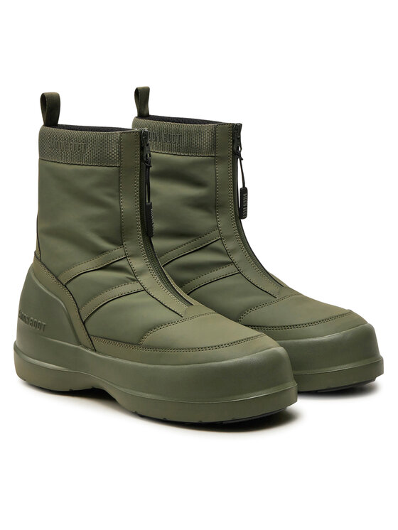 Moon Boot Moon Boot Schneeschuhe Luna Zip Boot 80D2480010 Khakifarben