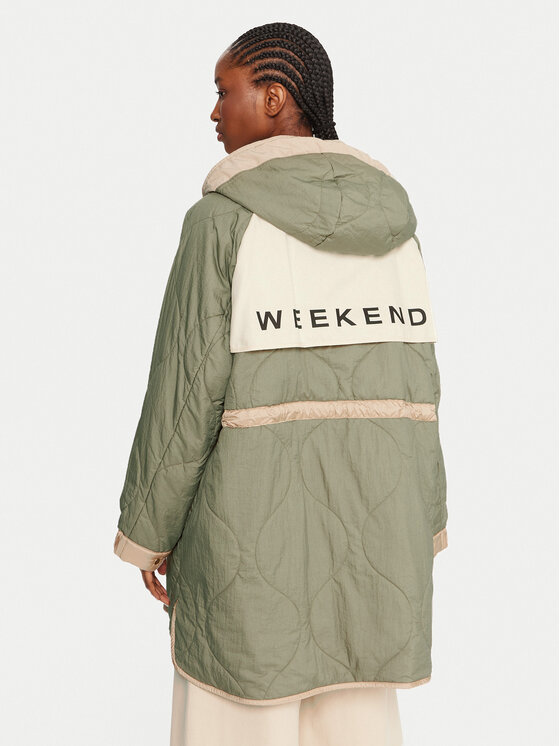 Weekend Max Mara Weekend Max Mara Átmeneti kabát Alcamo 2525496011 Bézs Regular Fit