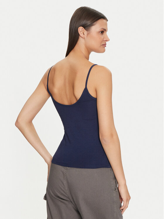 Gina Tricot Gina Tricot Felső 22470 Sötétkék Slim Fit