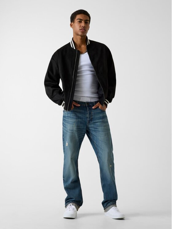 Guess Jeans Guess Jeans Demisezoninė striukė 180532 Juoda Classic Fit