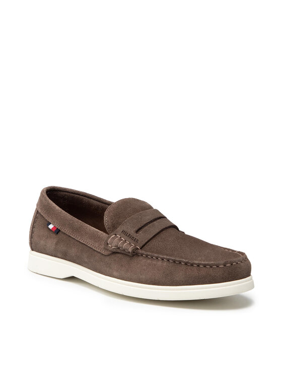 Tommy Hilfiger Mocassini Sustainable Loafer FM0FM03603 Marrone • Modivo.it