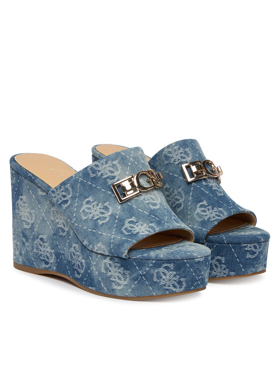 Guess Guess Šlepetės FLJEV2 DEN04 Mėlyna