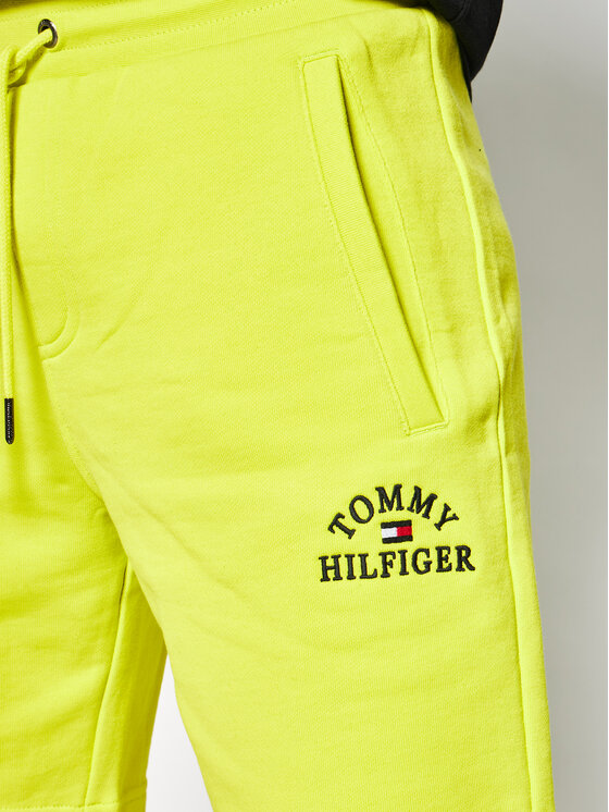 Tommy Hilfiger Tommy Hilfiger Αθλητικό σορτς Basic Embroidery MW0MW12310 Πράσινο Regular Fit