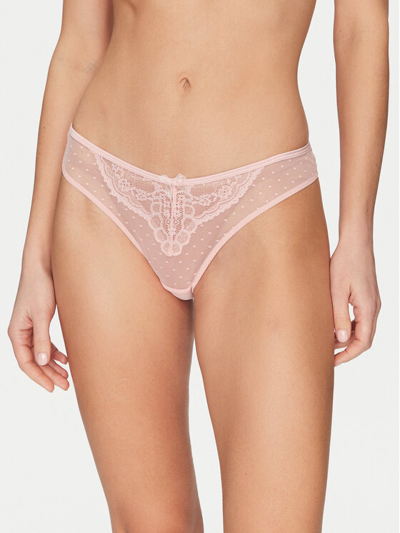 Női Tanga Hunkemöller, Méret: XL, Rózsaszín, Juliette 302158