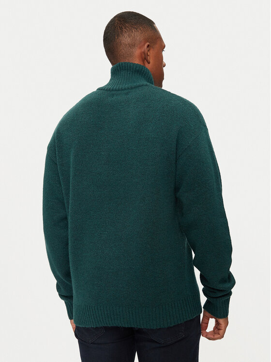 Jack&Jones Jack&Jones Sweter Ollie 12241817 Zielony Relaxed Fit