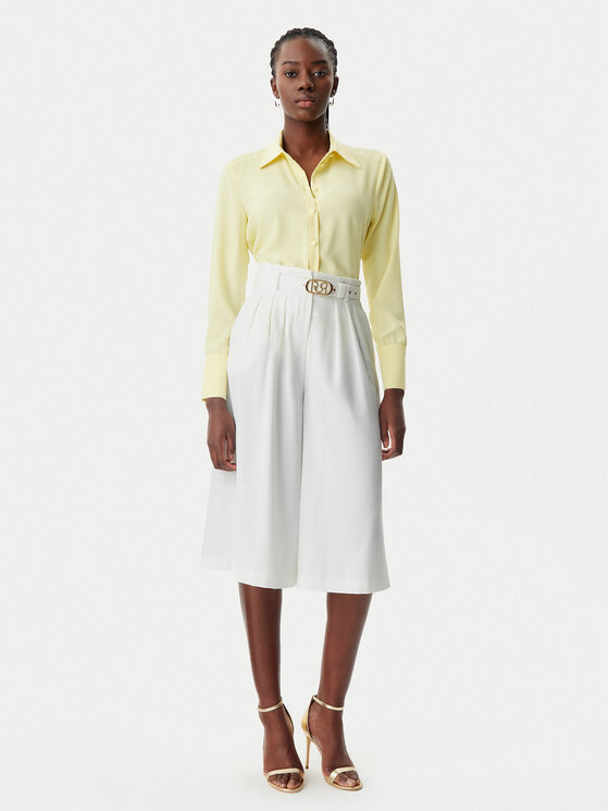 Rinascimento Rinascimento Culotte nadrág CFC0122530003 Fehér Regular Fit