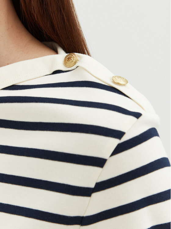 Tommy Hilfiger Tommy Hilfiger Majica WW0WW42907 Écru Regular Fit