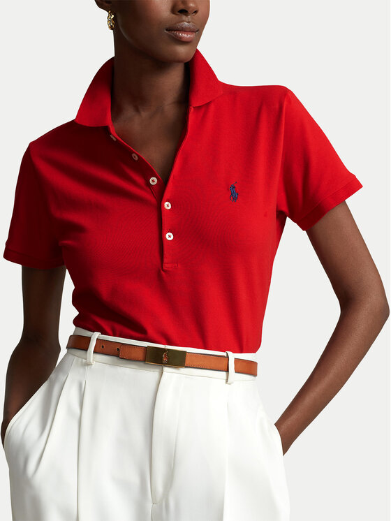 Polo Ralph Lauren Polo Ralph Lauren Поло 211870245004 Червоний Slim Fit