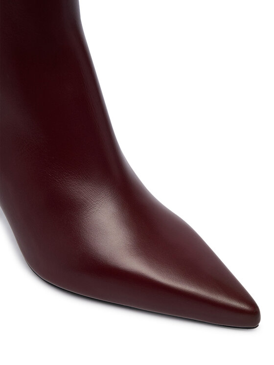 Max Mara Max Mara Botki Mxalightbootie 2624796032600 Bordowy