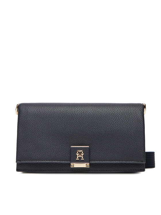 Tommy Hilfiger Tommy Hilfiger Kabelka Th Her Mini Crossover Corp AW0AW17678 Tmavomodrá