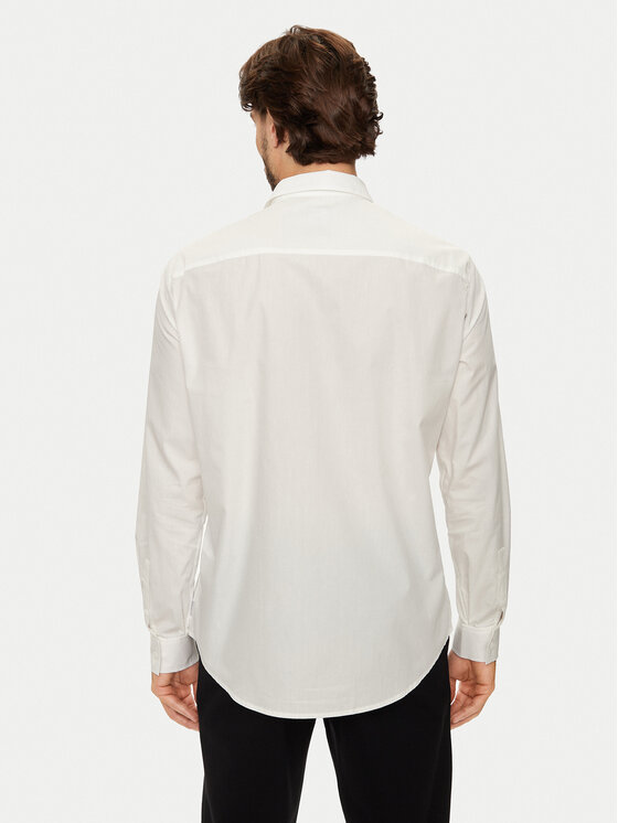 Armani Exchange Armani Exchange Koszula 6DZC10 ZNXLZ 1116 Biały Slim Fit