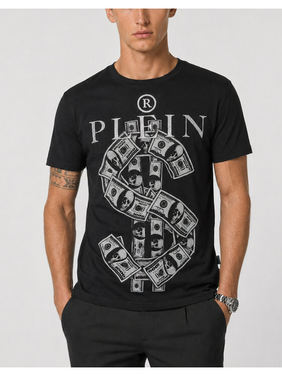PHILIPP PLEIN PHILIPP PLEIN T-shirt 31606 Nero Regular Fit