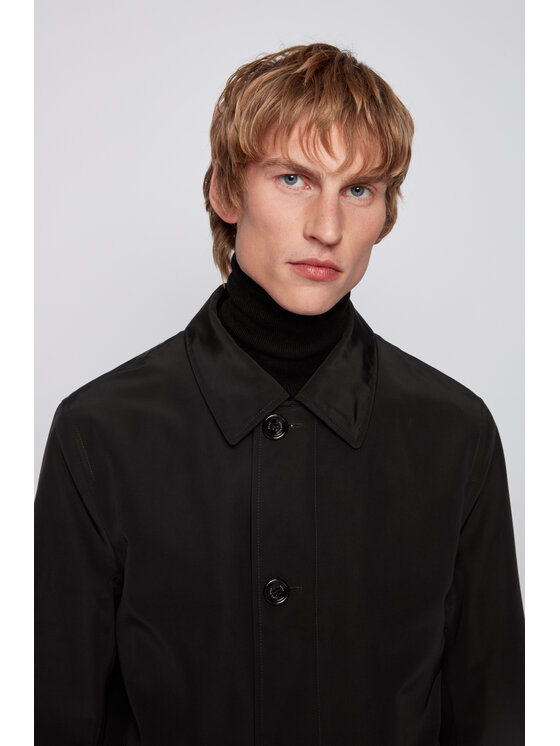 BOSS Boss Демісезонний плащ Dain 4 50436691 Чорний Regular Fit