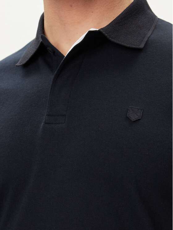Jack&Jones Jack&Jones Polo Crodney 12251180 Granatowy Regular Fit