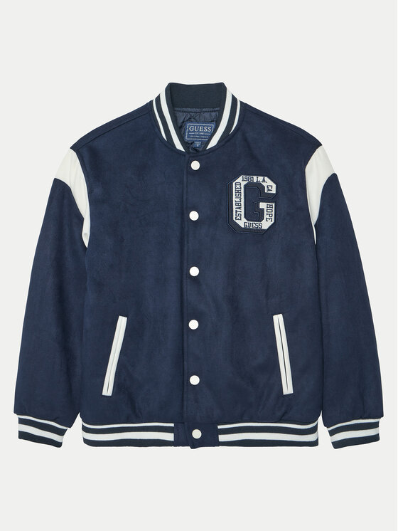 Guess Guess Bomber L5RL07 WG970 Tamnoplava Regular Fit