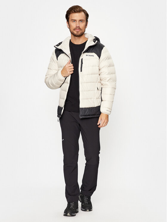 Columbia Columbia Kurtka puchowa Autumn Park™ Down Hooded Jacket Écru Regular Fit